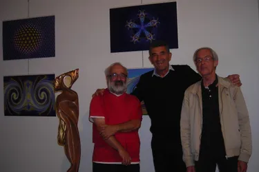Trois artistes réunis au Miroir du temps jusqu’à dimanche