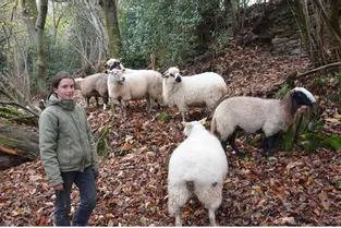 La jeune agricultrice d’origine bretonne s’est lancée dans la production d’agneau bio