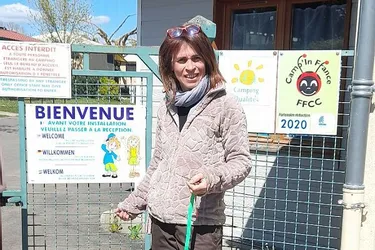 Katty Barthélemy, nouvelle directrice au camping de la Vézénie
