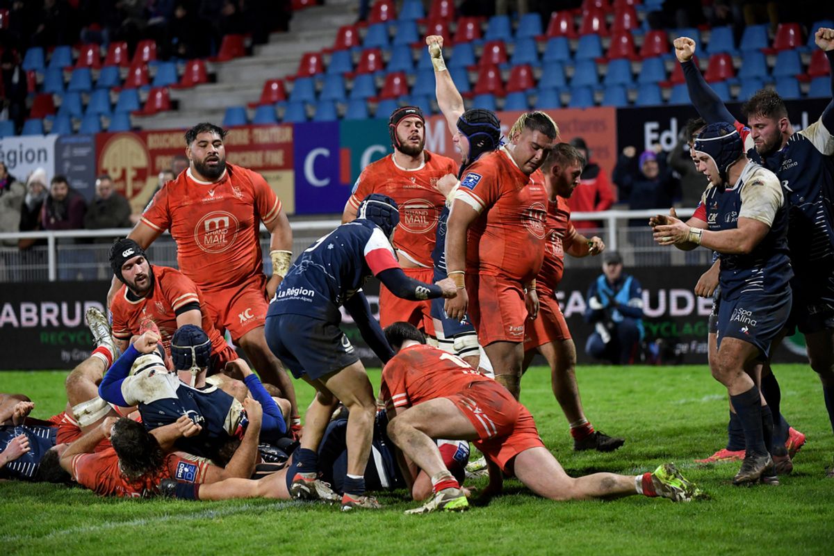 Mathieu Lescure après la victoire bonifiée d'Aurillac sur Dax (37-20 ...