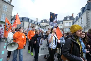 250 manifestants à Guéret ce samedi contre " la ferme des 1.000 veaux"