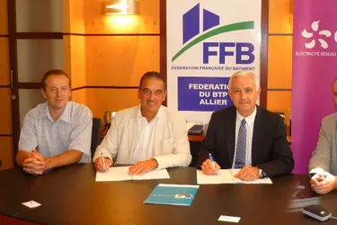 ERDF Allier et la FFB TP de l’Allier se rapprochent