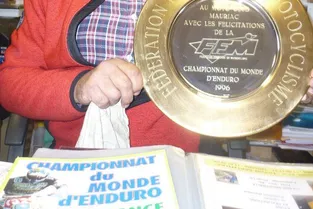 Le championnat du monde d’enduro s’est déroulé à Mauriac, en 1996