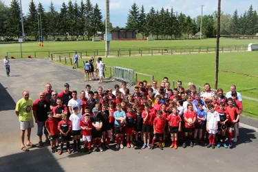 Les jeunes du Sporting Club Brivadois réunis au Pont-de-Bois