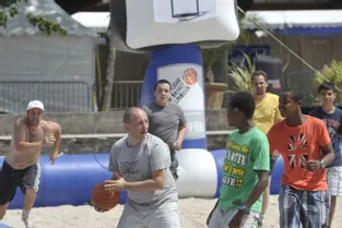 Le Limousin accueillait pour la première fois une épreuve de « beach basket-ball »