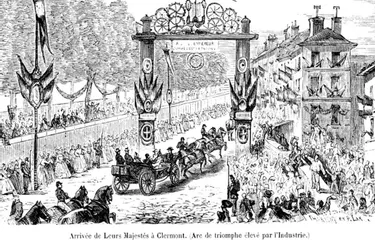 L’arc de triomphe était rue Montlosier