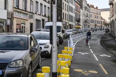 La création d'une piste cyclable rue des Jacobins à Clermont-Ferrand mécontente les riverains