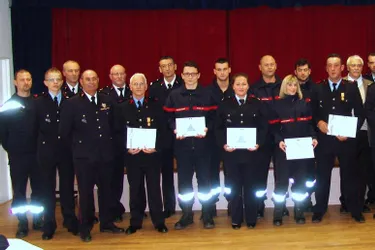 Promotions et diplômes chez les pompiers