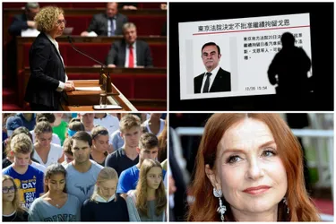 Troisième mandat d'arrêt contre Carlos Ghosn, Isabelle Huppert égérie des César... Les 5 infos du Midi pile