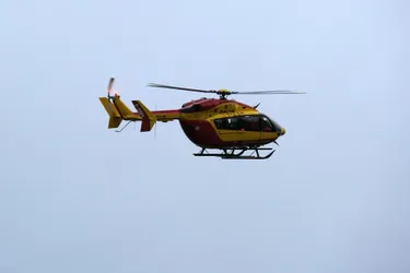 Un cycliste évacué à l'hôpital par hélicoptère après une chute à Saint-Merd-la-Breuille (Creuse)