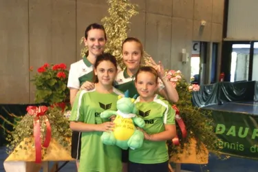 Les filles se distinguent au championnat de la Corrèze de tennis de table