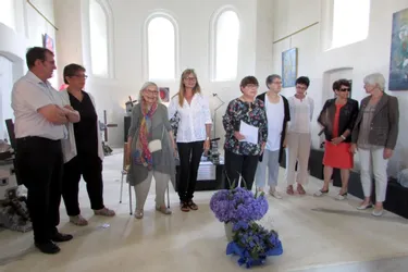Le vernissage de l’exposition a eu lieu dimanche 22 juillet, à la chapelle de la Bruyère