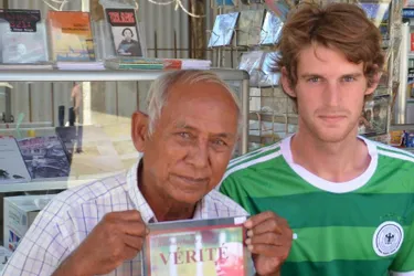 Clément Argout en mission au Cambodge