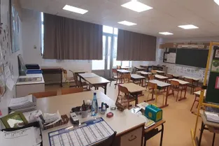 Une salle de classe réaménagée