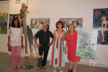 Cinq artistes exposent à l’Art en marche