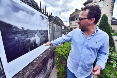 Jusqu'au 20 septembre 2020, Mathieu Bounie expose ses photos grand format sur les grilles des Archives municipales à Brive