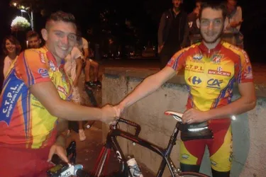 Cédric et Matthias ont effectué plus de 700 kilomètres à vélo