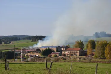 Un incendie ravage 1.000 m² d'un bâtiment agricole