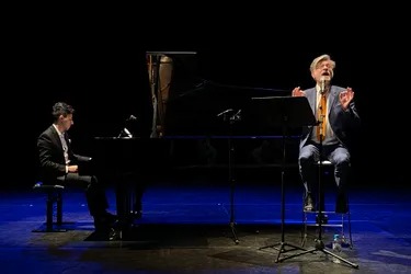 Le récitant Olivier Bellamy a ouvert la 35e édition du festival Piano à Riom (Puy-de-Dôme)