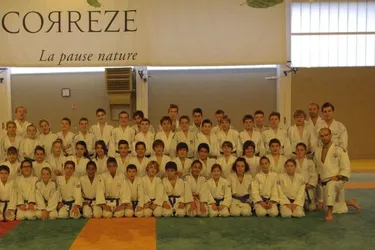 Les judokas minimes au stage de détection