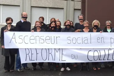 La majorité des professeurs du collège du Haut Allier se sont mobilisés contre la réforme
