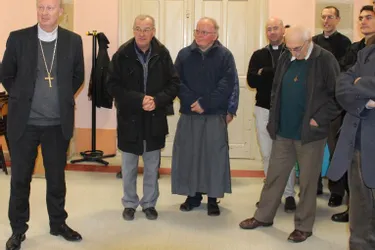 Mgr Luc Crepy a présenté ses vœux 2016, au Grand séminaire, en présence des prêtres et diacres