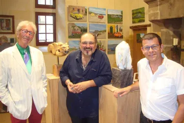 Trois artistes réunis à la Maison Mousse