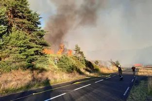 L'incendie d'Anglards-de-Saint-Flour (Cantal) près de Garabit sous contrôle