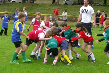 L’école de rugby du RC Mauriac s’est rendue à Aurillac
