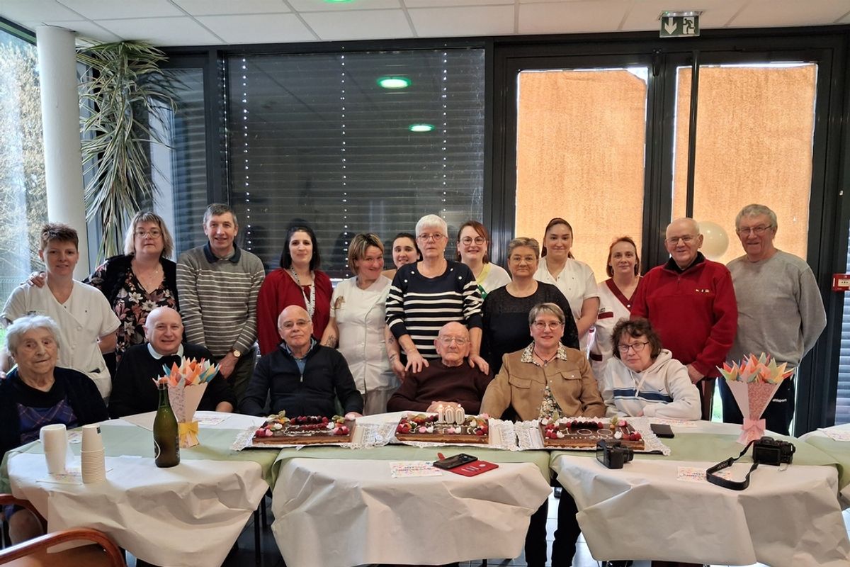 André Joseph bien entouré pour son centième anniversaire - L'Yonne ...