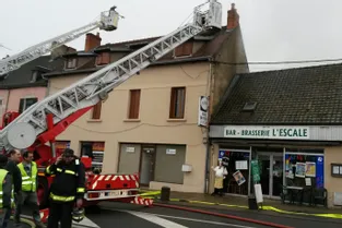 Circulation coupée à Saint-Pourçain-sur-Sioule à cause d'un incendie