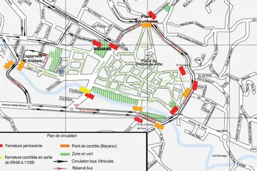 Un nouveau plan de circulation pour le festival d'Aurillac