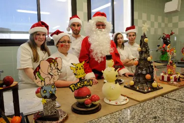 CFA cuisine: Atelier chocolat animé par le Père Noël et ses lutins