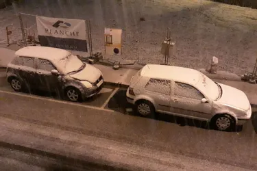 Vague de froid dans l'Allier : la neige tombe dans l'arrondissement de Vichy