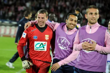 Le Vichyssois Bertrand Laquait à un match du stade de France avec Evian TG