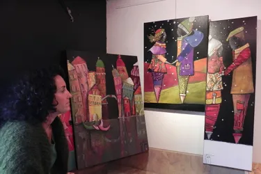 Barbara Mouton a ouvert son atelier de peinture