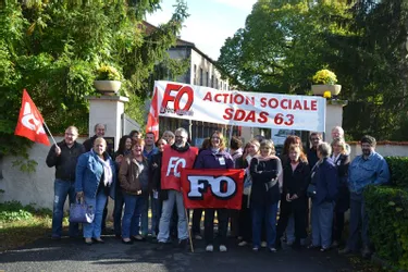 Grève au viaduc de Cellule et à la nouvelle cuisine centrale de Riom