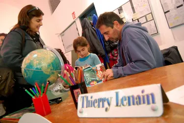 L’auteur jeunesse Thierry Lenain est allé à la rencontre de ses lecteurs