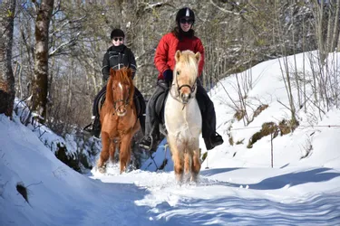On a testé pour vous... l’Auvergne sous la neige et à cheval