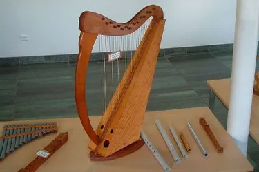 Instruments de musique et art naturel