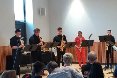 Les saxophonistes du Conservatoire en concert
