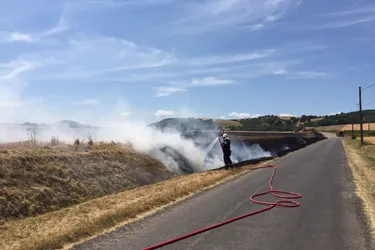 Sept hectares en feu aux portes d'Issoire