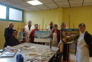 Gérard Rambaud et son atelier de peinture à l'Alambic à partir du 7 mars