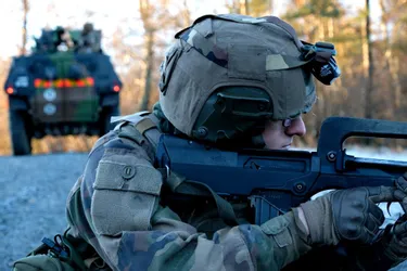 Entraînement à haute intensité pour les militaires du 28e RT d'Issoire (Puy-de-Dôme)