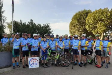 La 18e édition du Tour cyclotouriste s’est conclue à Saint-Pourçain-sur-Sioule au terme de 2.640 km