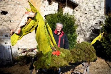 À Argentenay dans l'Yonne, des sculptures végétales poussent dans la forêt