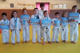 Première compétition des jeunes judokas