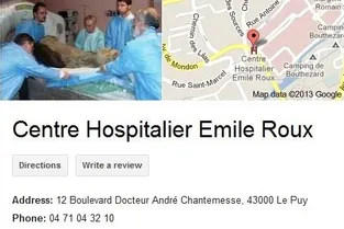 Un mammouth pour illustrer l'hôpital Emile-Roux sur Google ?