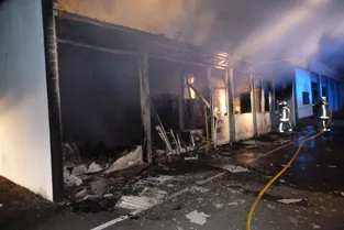 Incendie sur le site ERDF de la rue du Gour-du-Puy à Montluçon