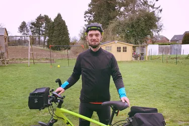 Pourquoi le Belge Daniel Crappe a choisi de se rendre à Brive à vélo